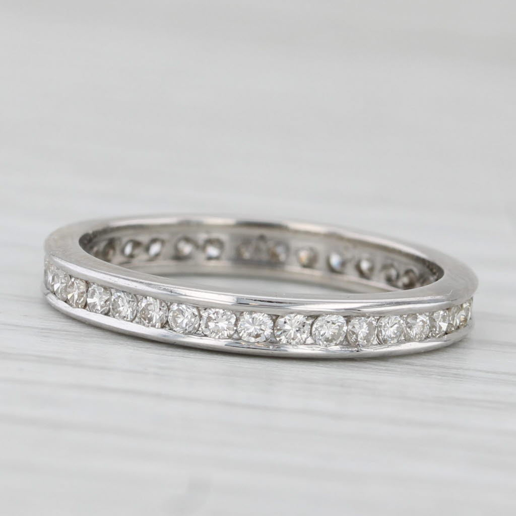0.35ctw Diamond Eternity Wedding Band Stackable Anniversary Ring 4.25