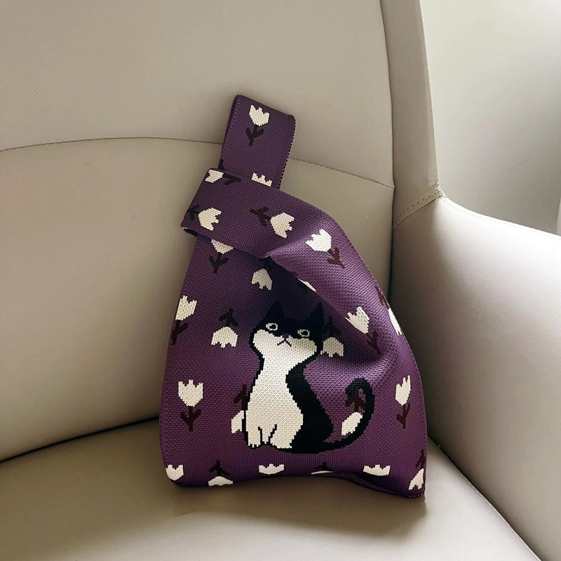 Women's Small Polyester Cartoon Heart Shape Basic Vintage Style Open Handbag