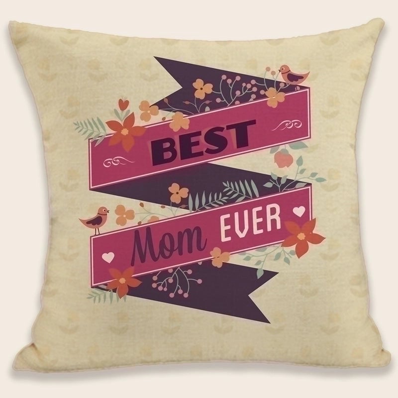Mama Minimalist Classic Style Letter Plush Pillow Cases