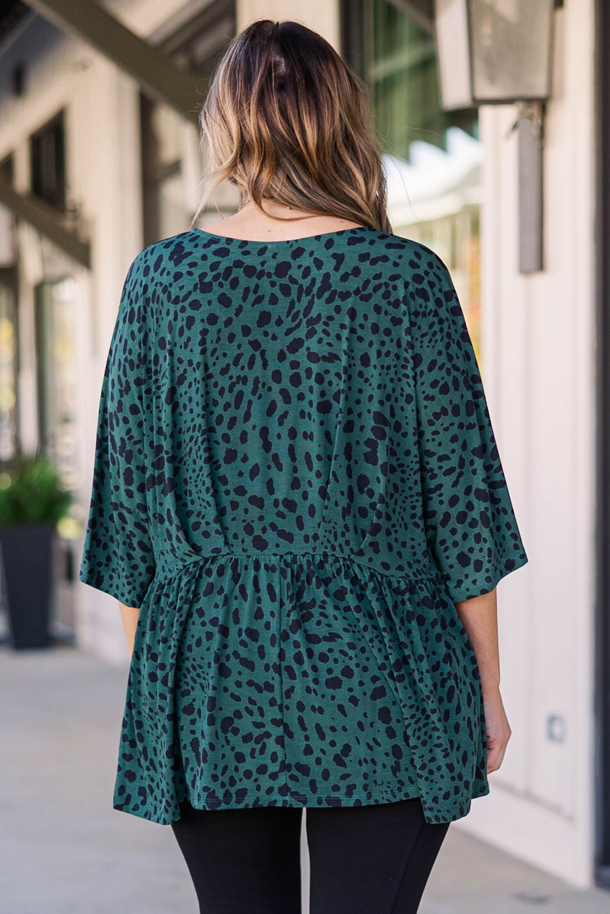 My Kinda Love Top. Hunter Green