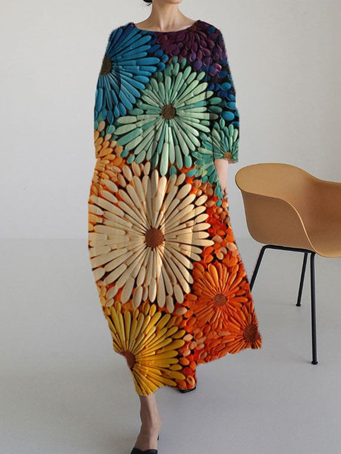 Women's Floral Casual Printed Dress