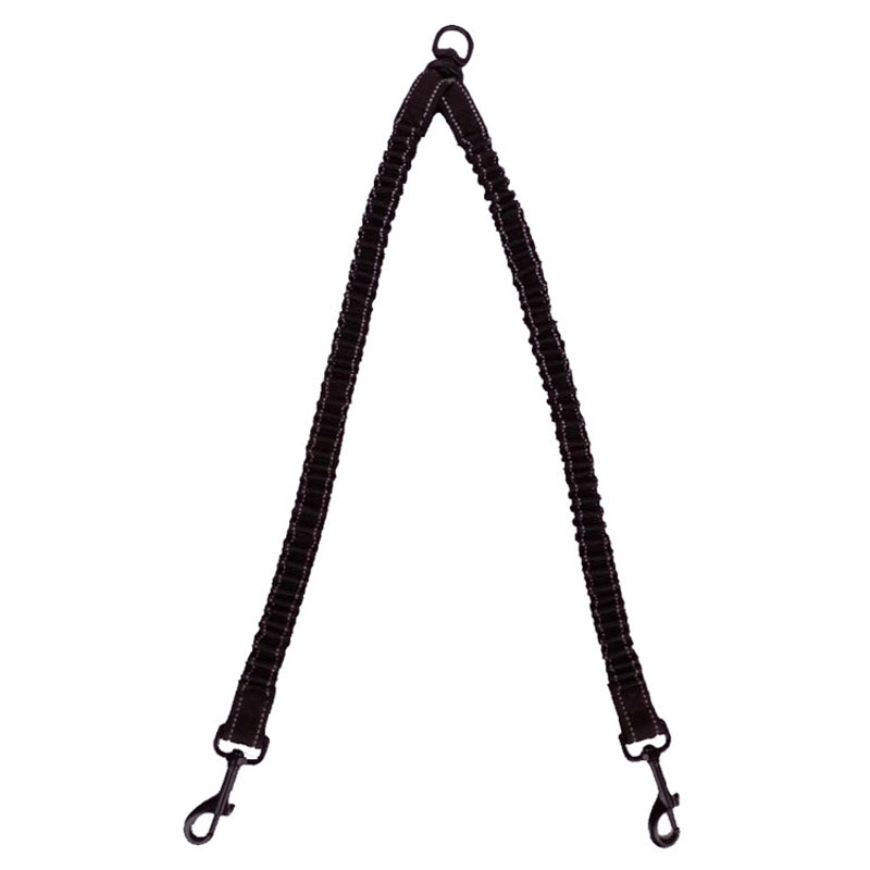 One Drag Two Leash 2 Dog Leash Elastic Buffer Dog Chain Reflective Leash Dog Leash Dog Leash Double Leash