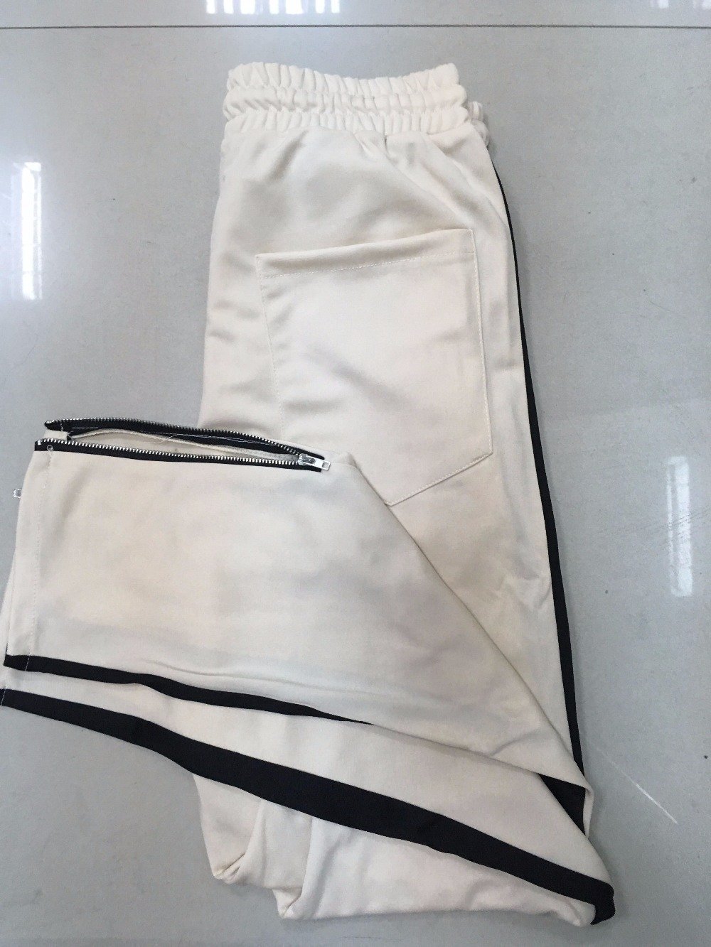 Structured Striped Sweatpants