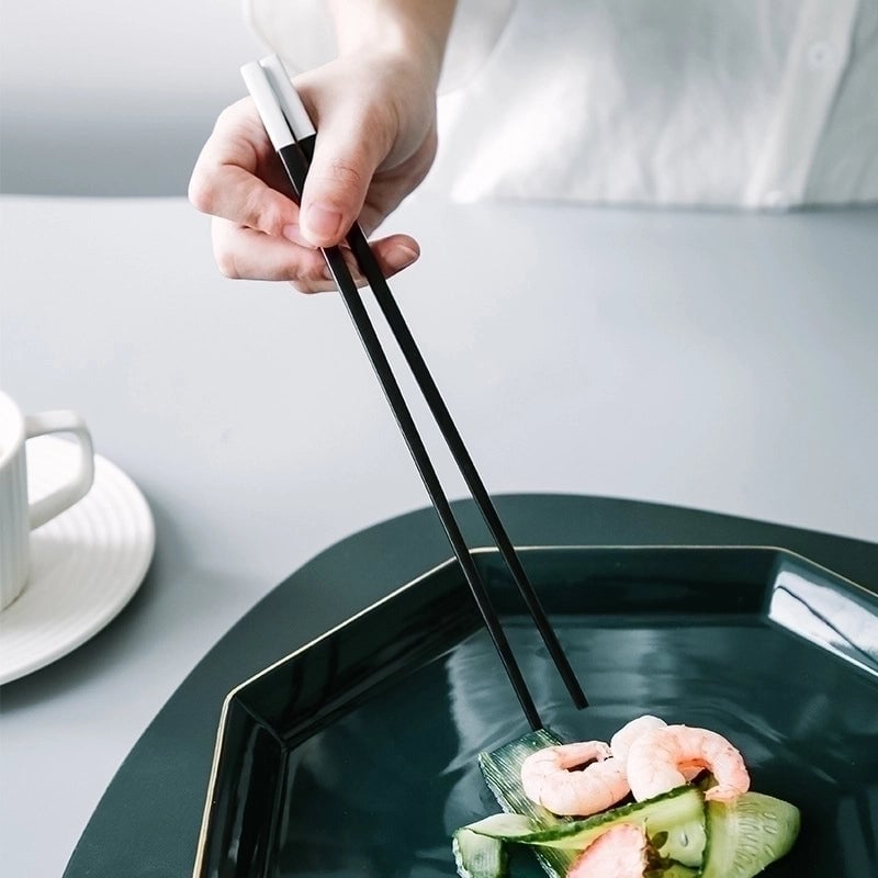 Casual Solid Color Stainless Steel Tableware
