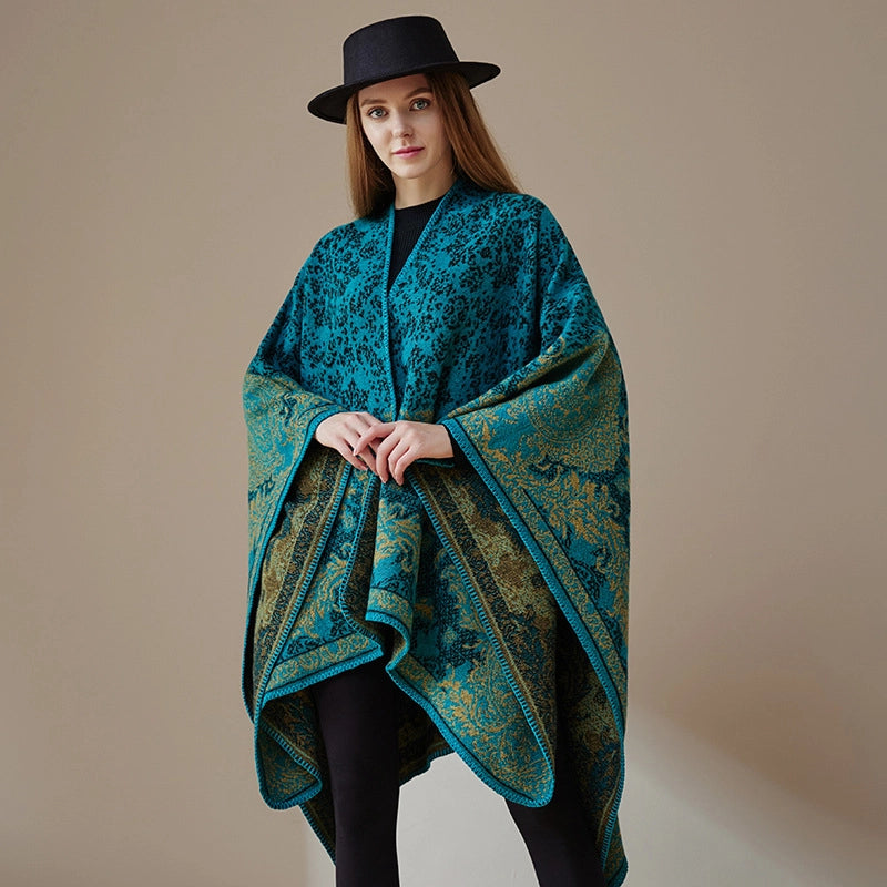 Unisex Ethnic Style Geometric Imitation Cashmere Shawl
