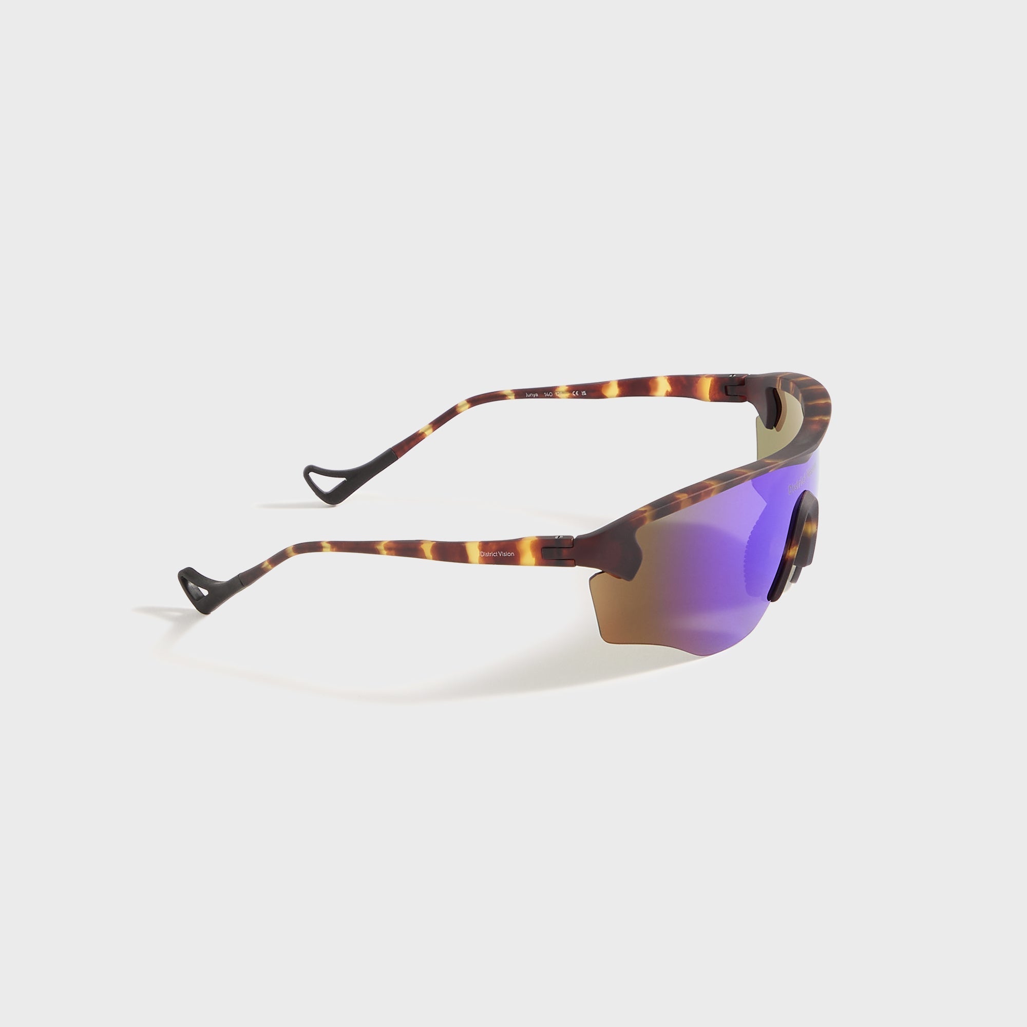 District Vision Junya Racer - Tortoise / D+ Blue Mirror