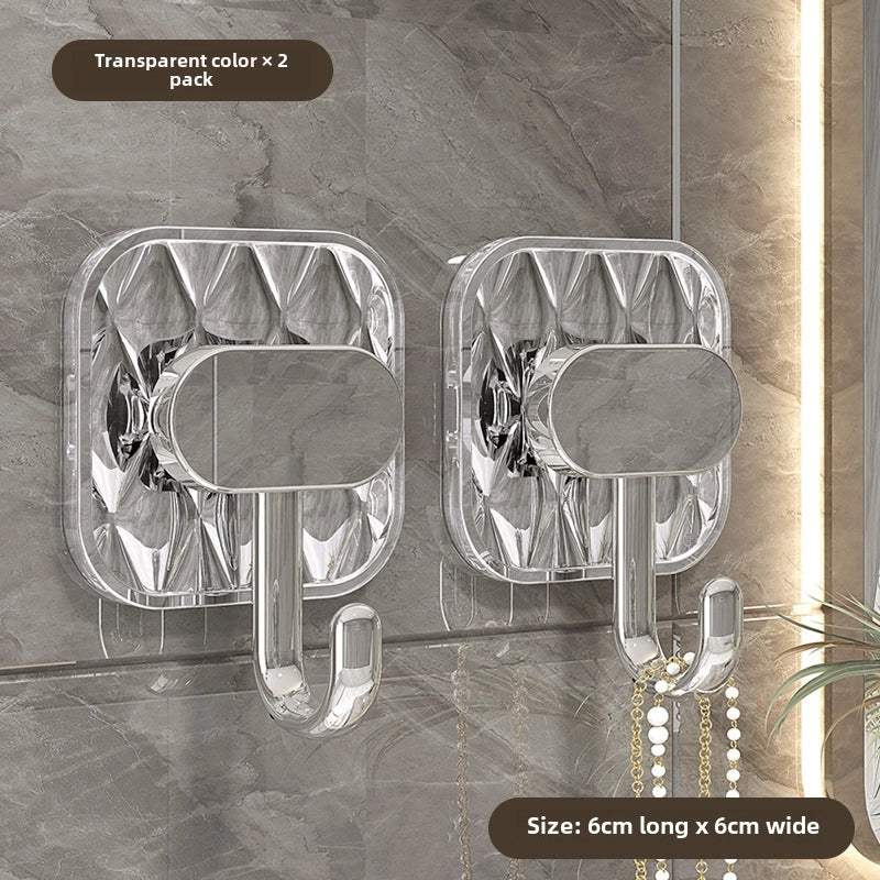 Hook Hook A Row Of Transparent Even Row Of Strong Adhesive Door Hangers Clothes Towels Kitchen Non-perforated Dormitory