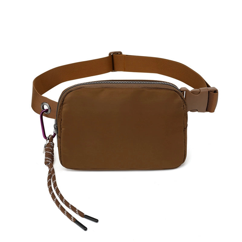 Women's Elegant Streetwear Solid Color Nylon Waist Bags