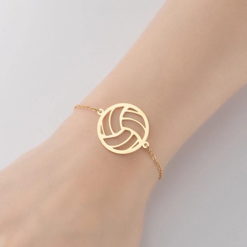 Minimalist Geometric Titanium Steel Bracelets Plating No Inlaid Stainless Steel Bracelets