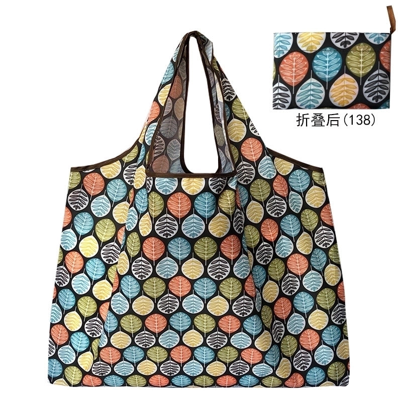 Casual Pastoral Plant Oxford Cloth Shopping Bags