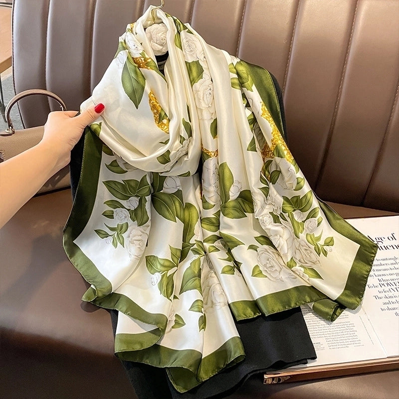Fashion Silk Scarf (707 Main Color) Nhcj0164-707 Main Color