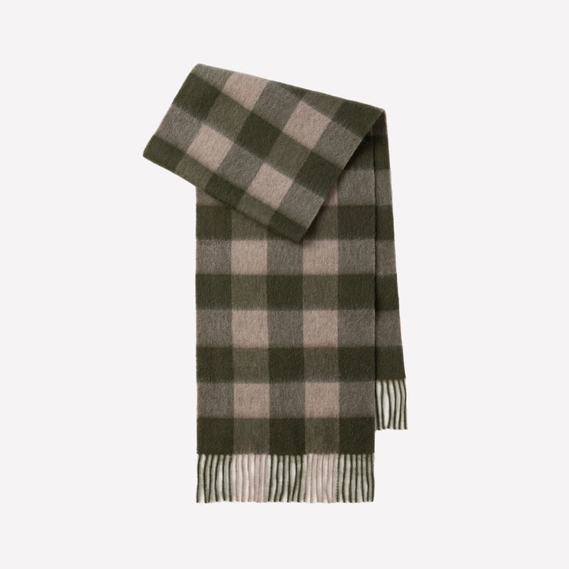 Wool Scarf Advanced Sense Simple Plaid Spring Clothing Women's Clothing Batch Winter Explosions For Women And Men