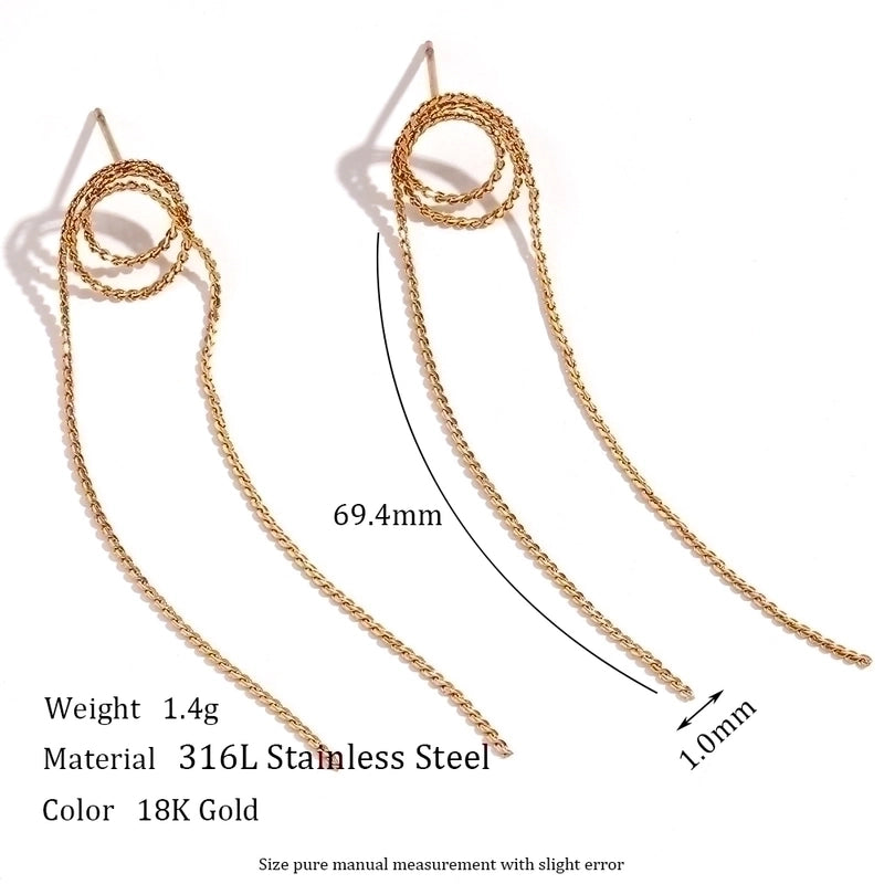 1 Pair Minimalist Classic Style Solid Color Plating 304 Stainless Steel Rhinestones 18K Gold Plated Ear Studs