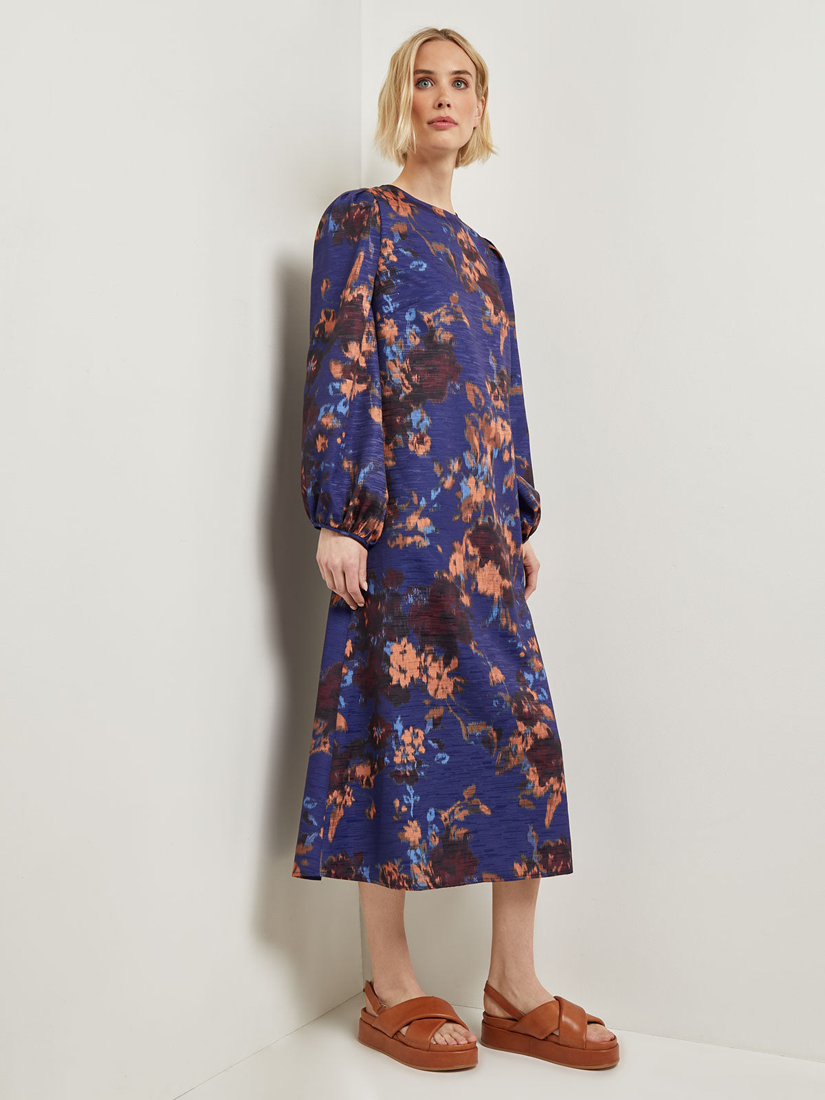 A-Line Printed Woven Maxi Dress