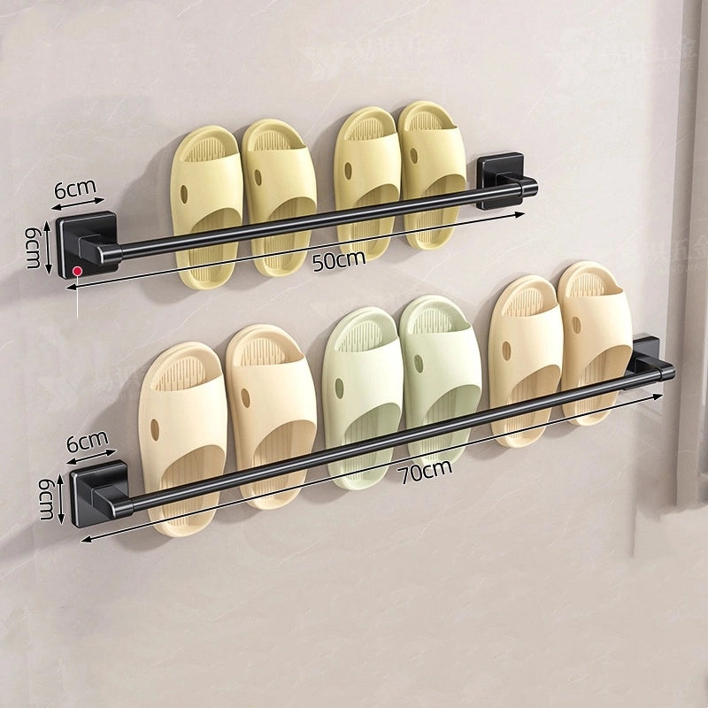 Casual Solid Color ABS Bathroom Racks