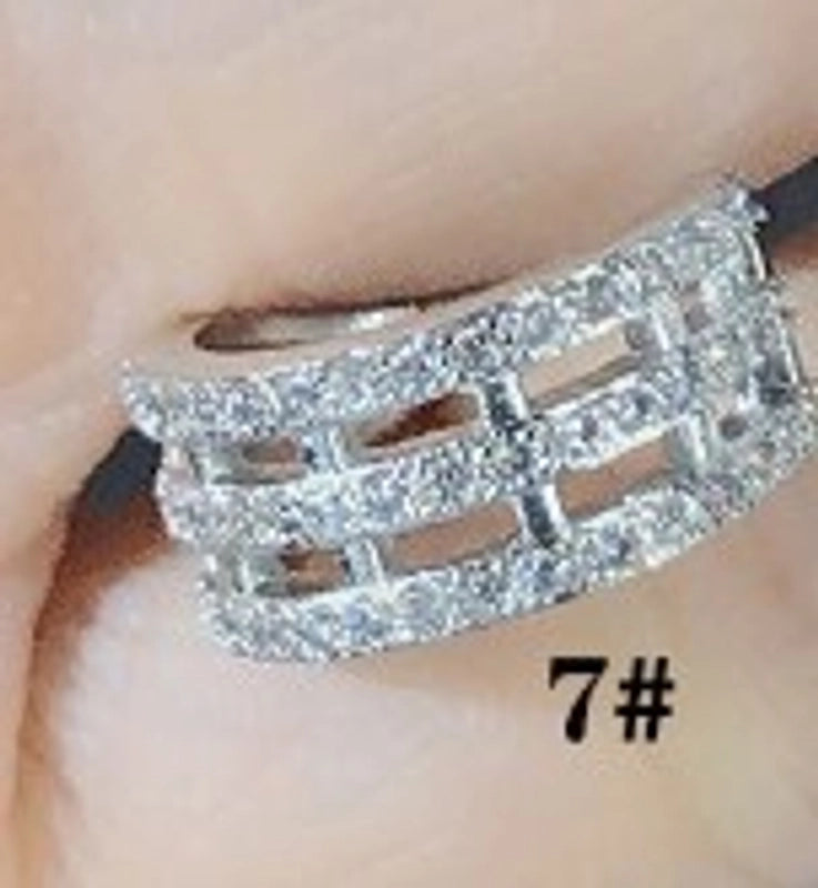 1 Piece Minimalist Solid Color Plating Inlay Copper Zircon Ear Cuffs