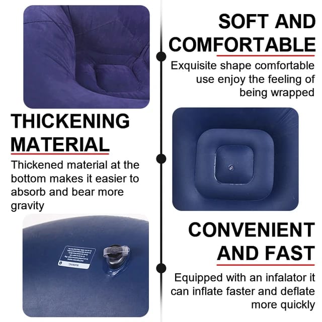Inflatable Sofa Chair. Beanless Bag Inflatable Chair