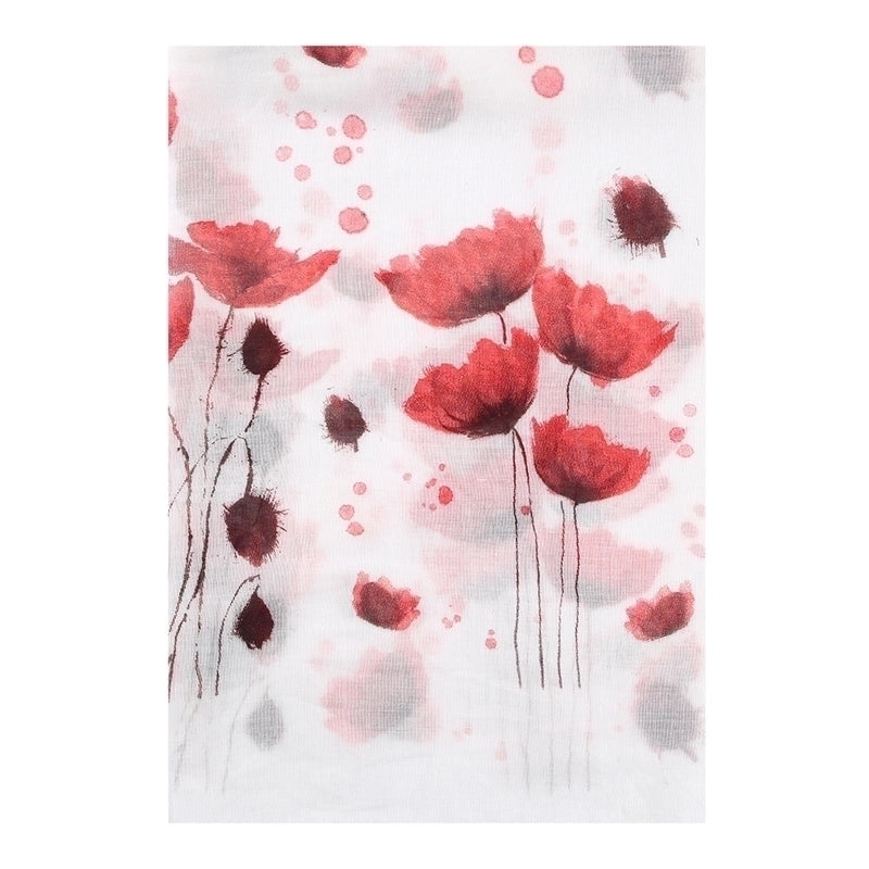 Women's Streetwear Flower Polyester Printing Scarf