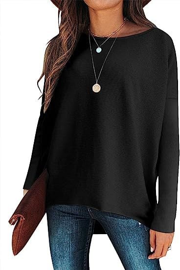 ✨Hot Sale 49% OFF⭐women's Irregular Oversized Dolman Sleeve Knitted Pullover (Free Shipping)