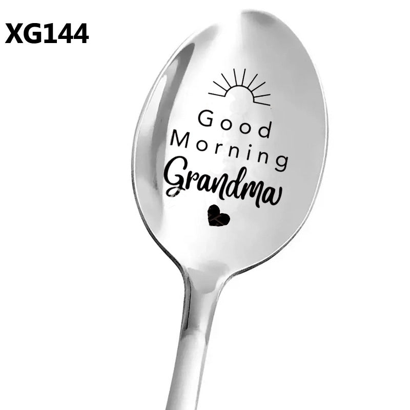 Fashion Letter Stainless Steel Tableware 1 Piece