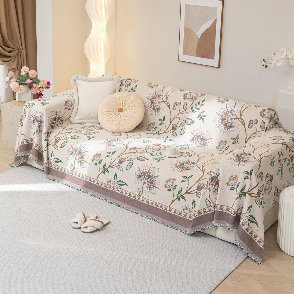 Elarin Floral Sofa Cover