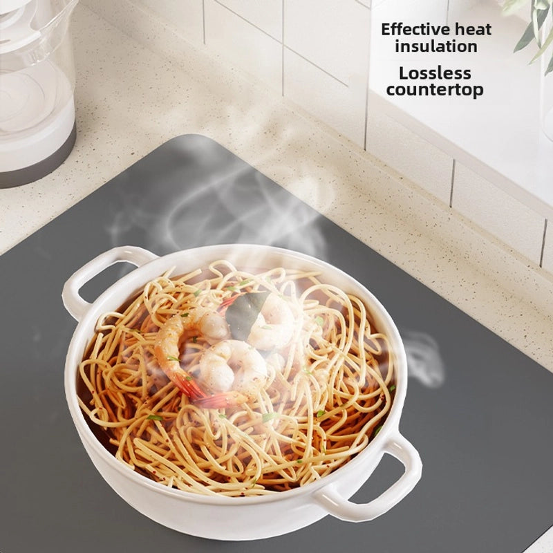 Cartoon Kitchen Table Diatom Mud Absorbent Mat Protective Desktop Tableware Anti-scald Insulation Mat Wear-resistant Kitchen Draining Mat
