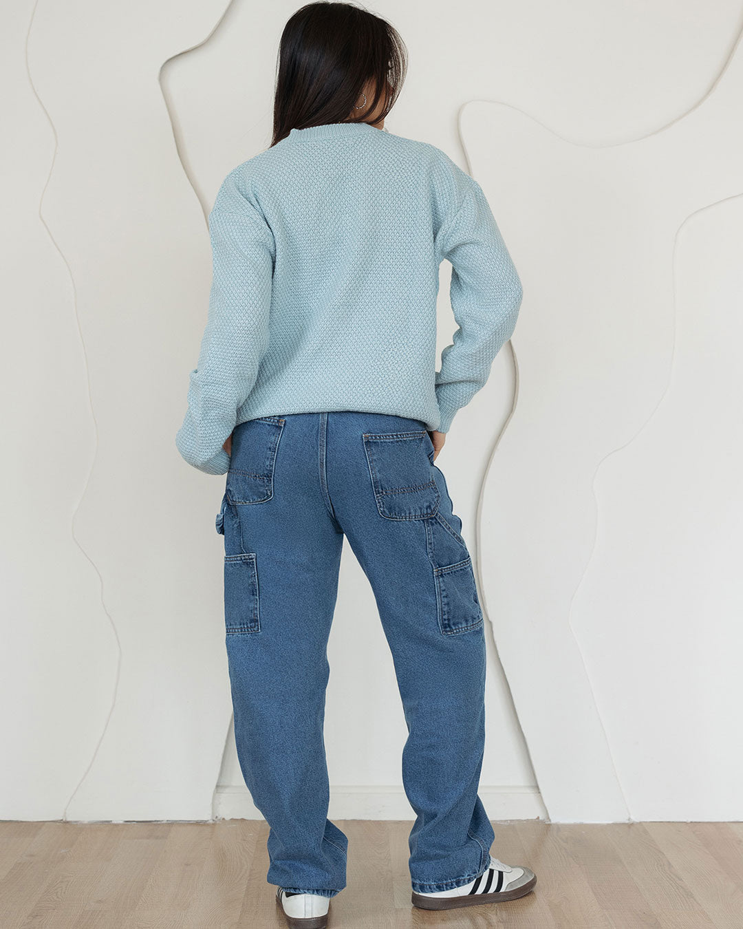 Women Honeycomb Pullover