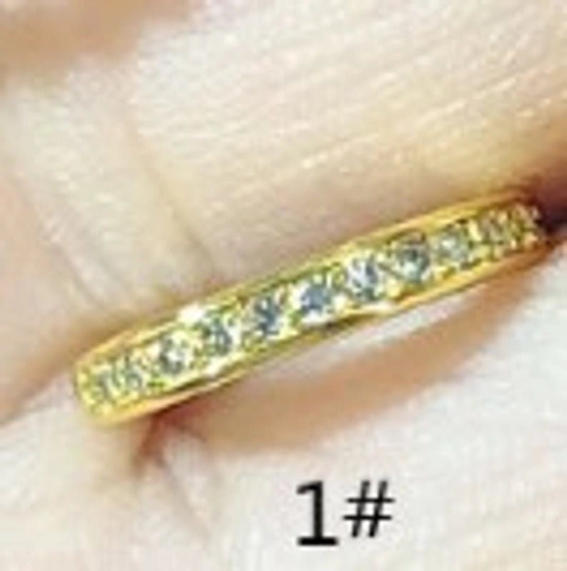 1 Piece Minimalist Solid Color Plating Inlay Copper Zircon Ear Cuffs