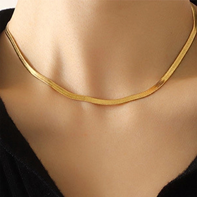 Minimalist Round Stainless Steel Necklace