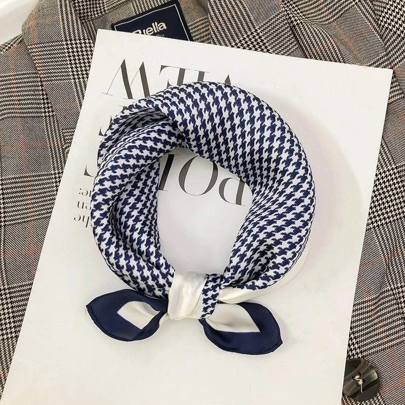 Women's Minimalist  Satin Silk Scarf