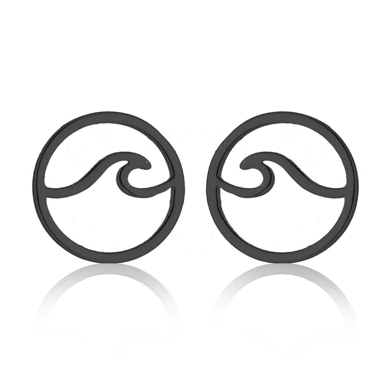 Minimalist Geometric Plating 304 Stainless Steel No Inlaid 18K Gold Plated Earrings