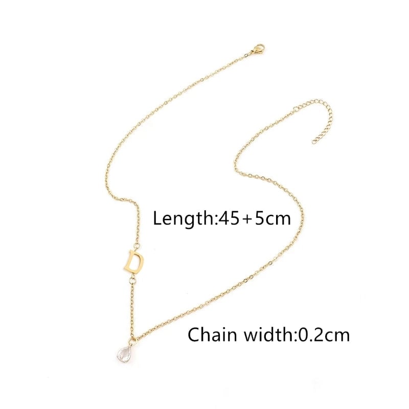 Casual Classic Style Letter 201 Stainless Steel 304 Stainless Steel Pendant Necklace