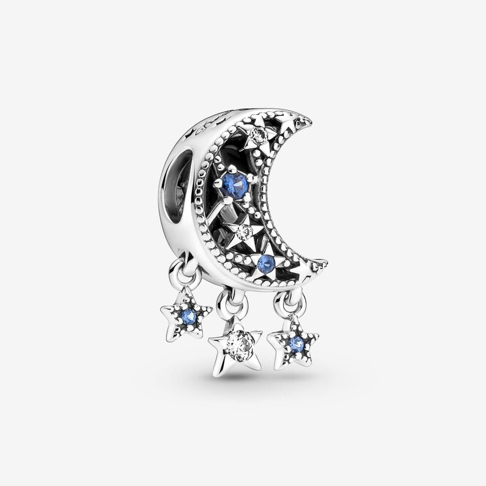 Star and Crescent Moon Pandora Charm