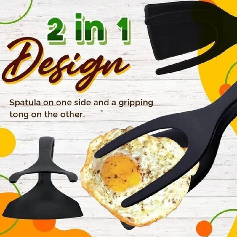 2 In 1 Kitchen Clamp Multifunctional Omelette Spatula