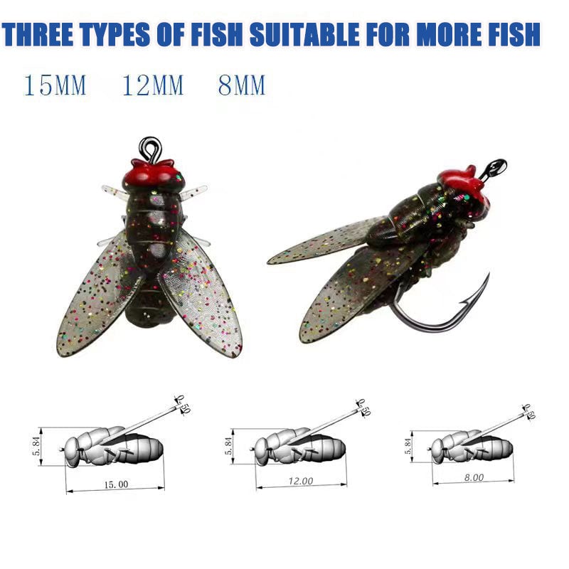 48% OFF Bionic Fly Fishing Bait(20PCS)