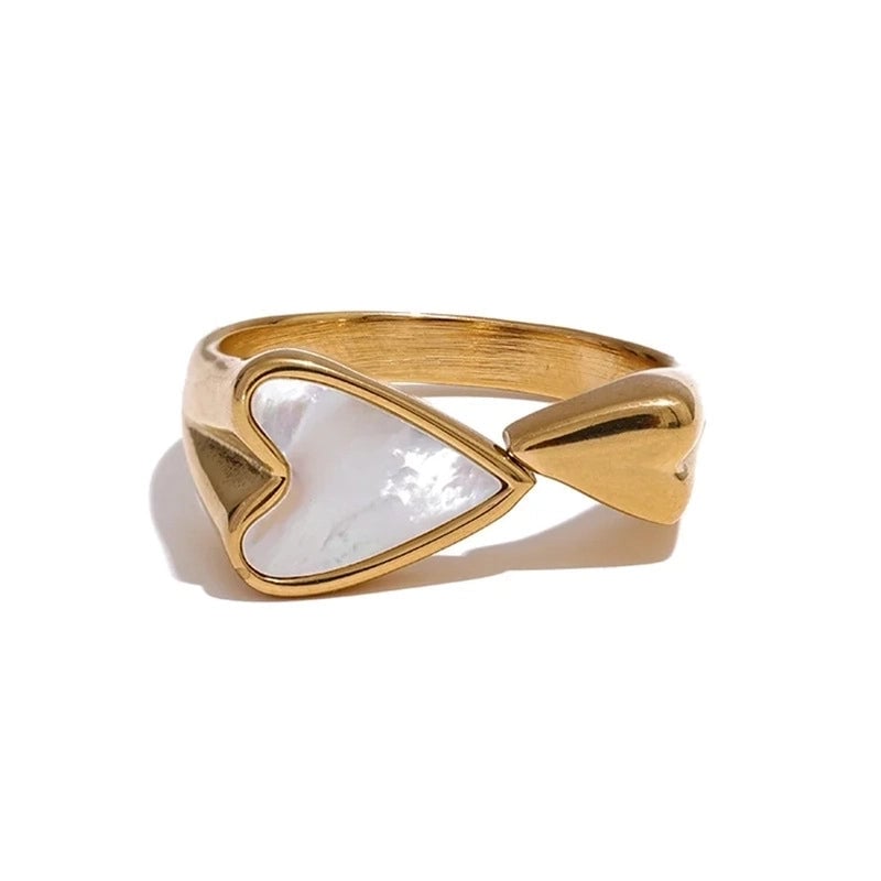 Sweet Bow Knot Titanium Steel Plating Rings