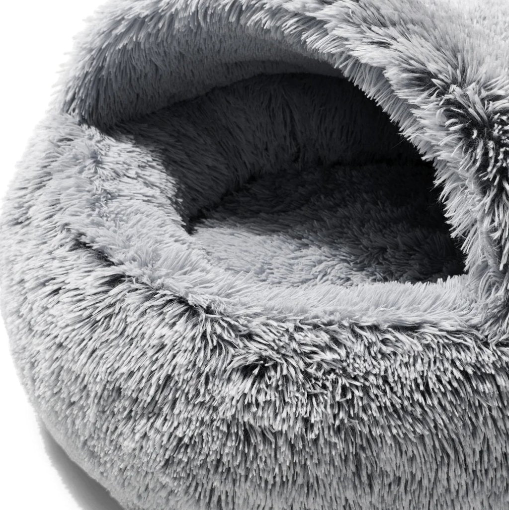 Calming Hoodie Cuddler - Silver Fox (3 Sizes)