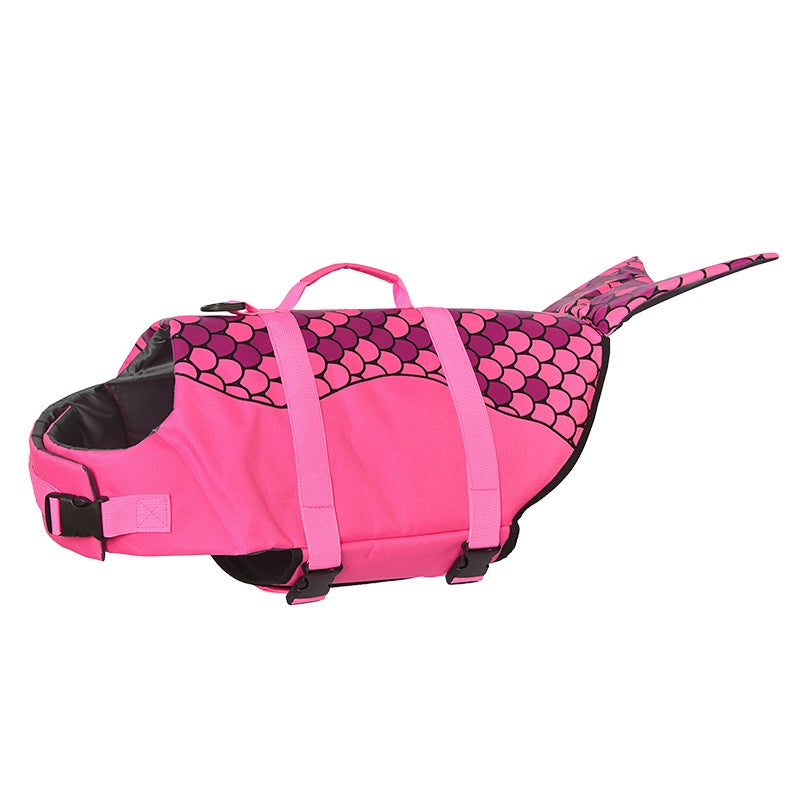 Pet Life Jacket Summer Mermaid Dog Swimming Clothes Small Dog French Bucket Golden Retriever Life Jacket