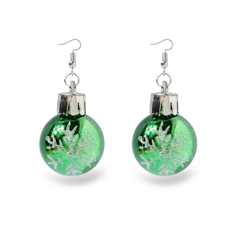1 Pair Vintage Style Ethnic Style Star Snowflake Plastic Drop Earrings