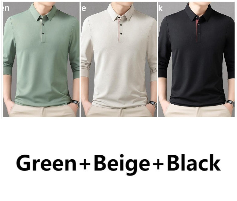 🔥HOT SALE 49% OFF🔥Men's Solid Lapel Button Down Shirts