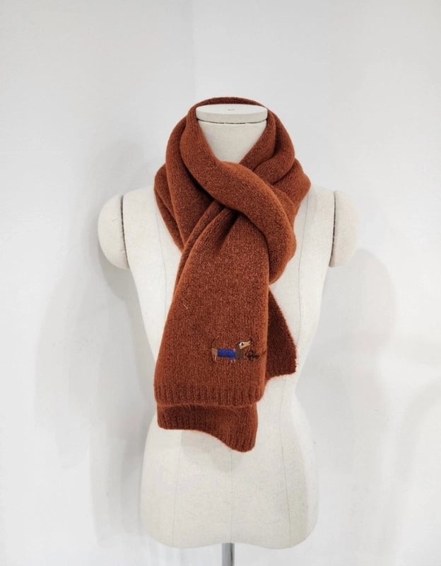 Women's Cute Sweet Classic Style Solid Color Polyester Scarf