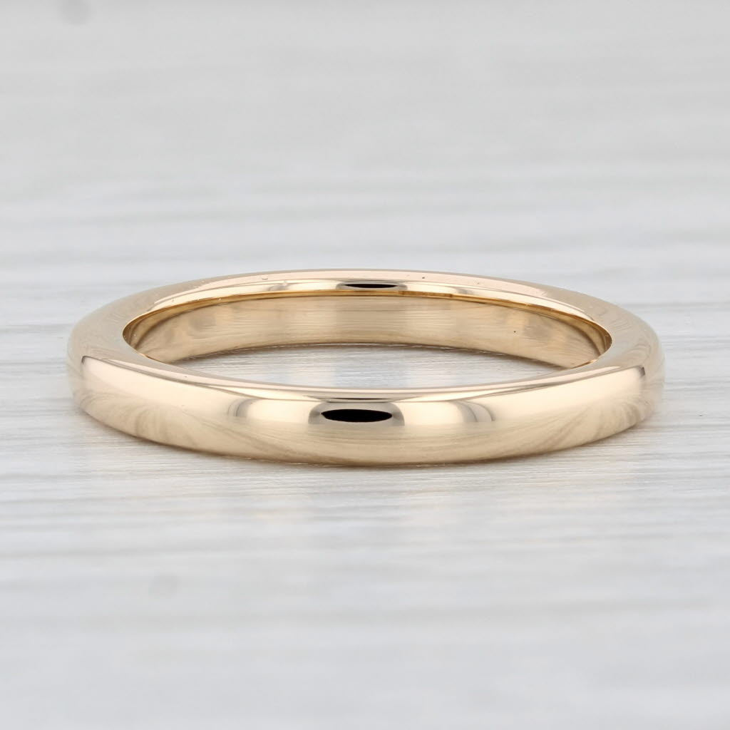 Vintage Classic Women's Wedding Band 18k Yellow Gold Size 6.5 Ring Woods