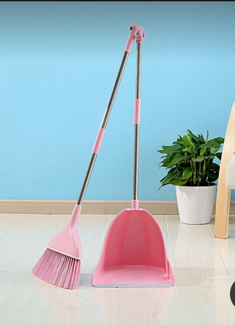 CLEANING BROOM WITH DUSTPAN