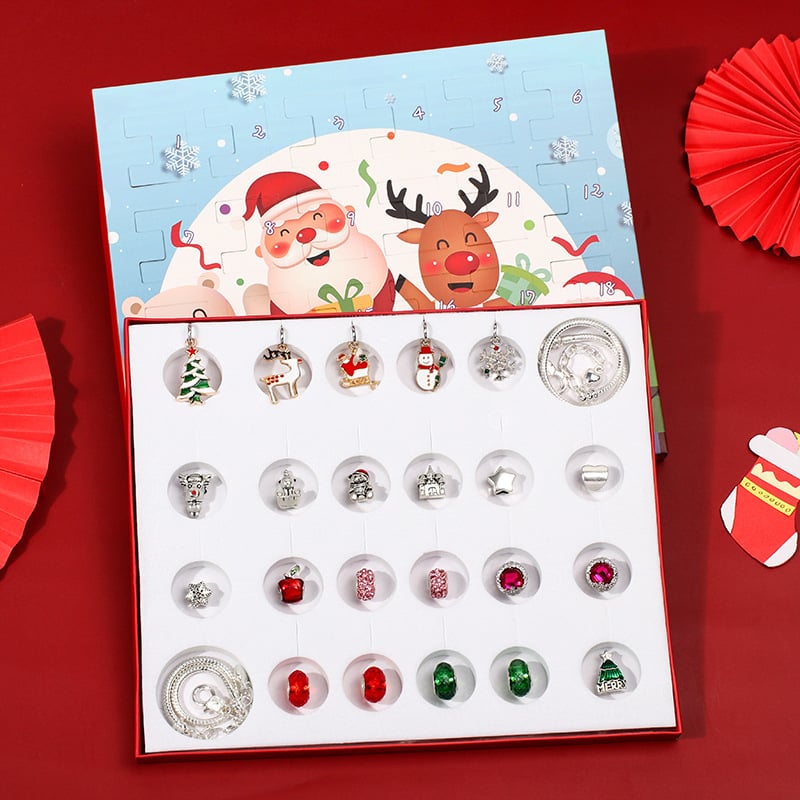 🎉Early Christmas Sale 49% OFF🔥The Best Gift For Children🎀DIY Christmas Advent Calendar Bracelets Set