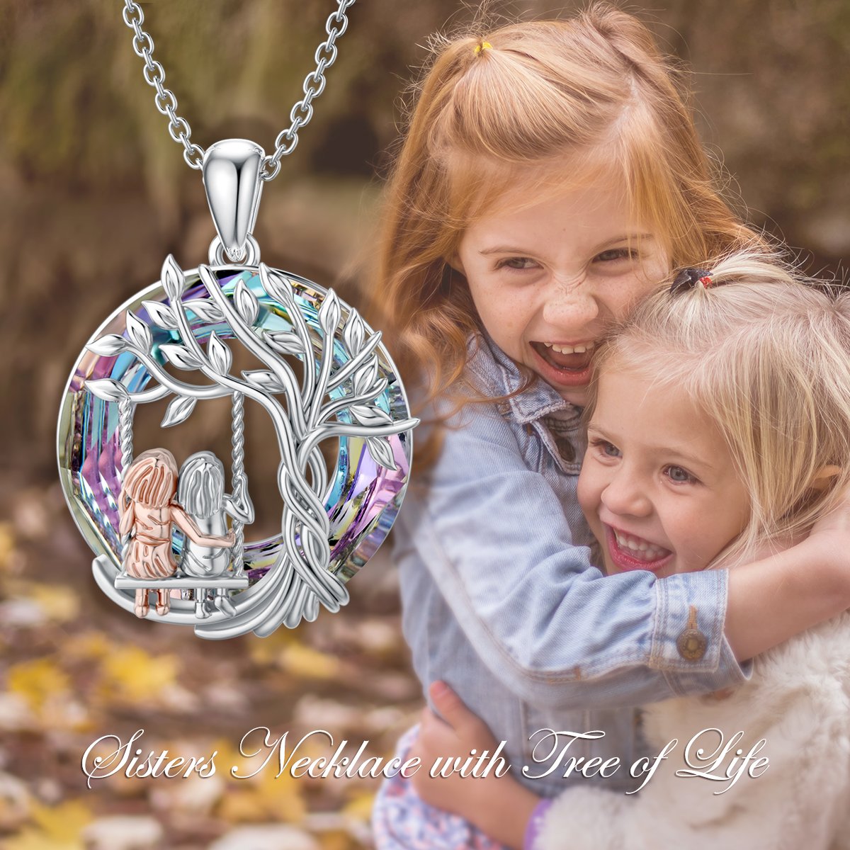 49% OFF--Tree of Life Sisters Necklace