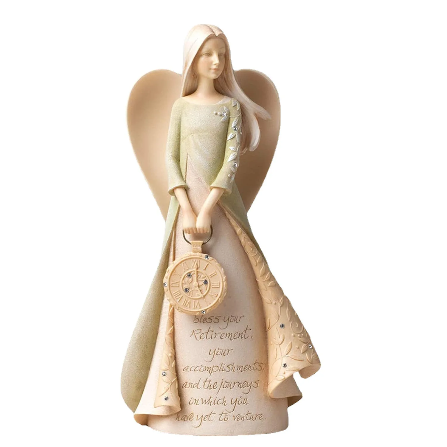 Hot Sales Beatiful Home Decoration Ornament Housewarming Holiday Gifts Resin Statue Figurine With Sentiment Saying