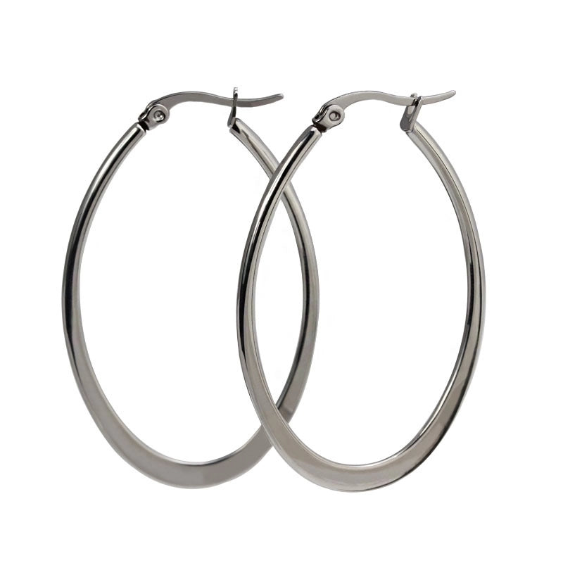 1 Pair Minimalist Square Star Heart Shape 201 Stainless Steel Stainless Steel Earrings