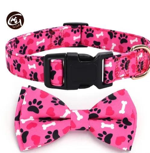 Casual Elegant Minimalist Polyester St. Patrick Valentine'S Day Letter Heart Shape Pet Collar