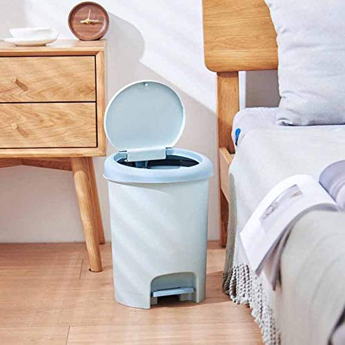 KNOKR Waste Bins. Trash Can. Step-On Lid Trash Can. For Home. Kitchen. And Bathroom Garbage