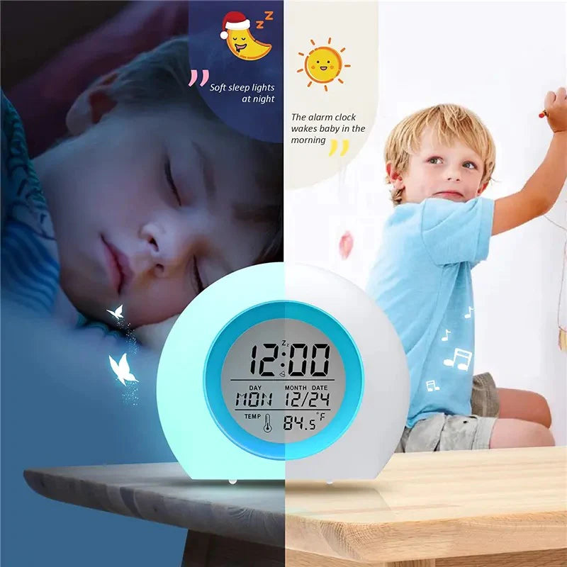 Digital Alarm Clock. 7 Color